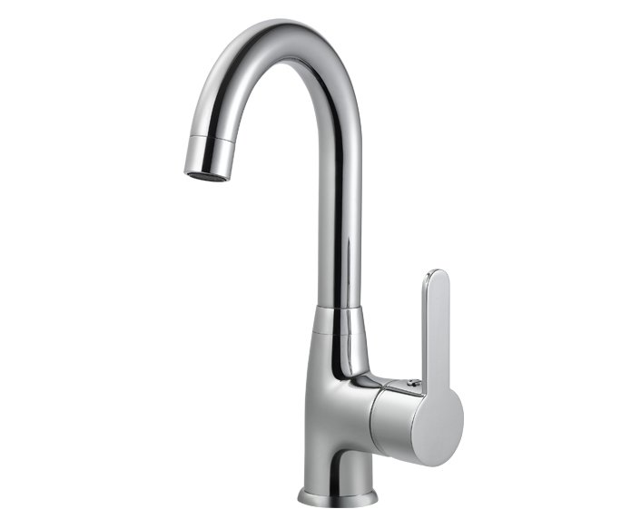  ברז פיית ברבור קצרה מסתובבת "חמת"