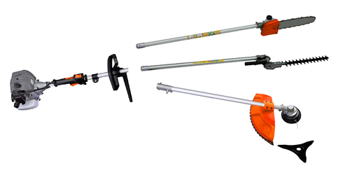 חרמש מנוע בנזין 42.7 סמ"ק משולב 4 ראשים 