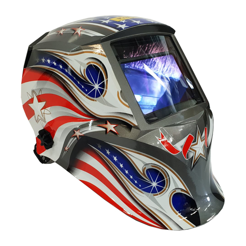  מסיכת ריתוך אלקטרונית H.D איכותית (להבות)