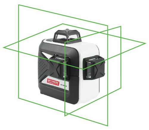  לייזר ירוק 3 מעגלים - 360 מעלות