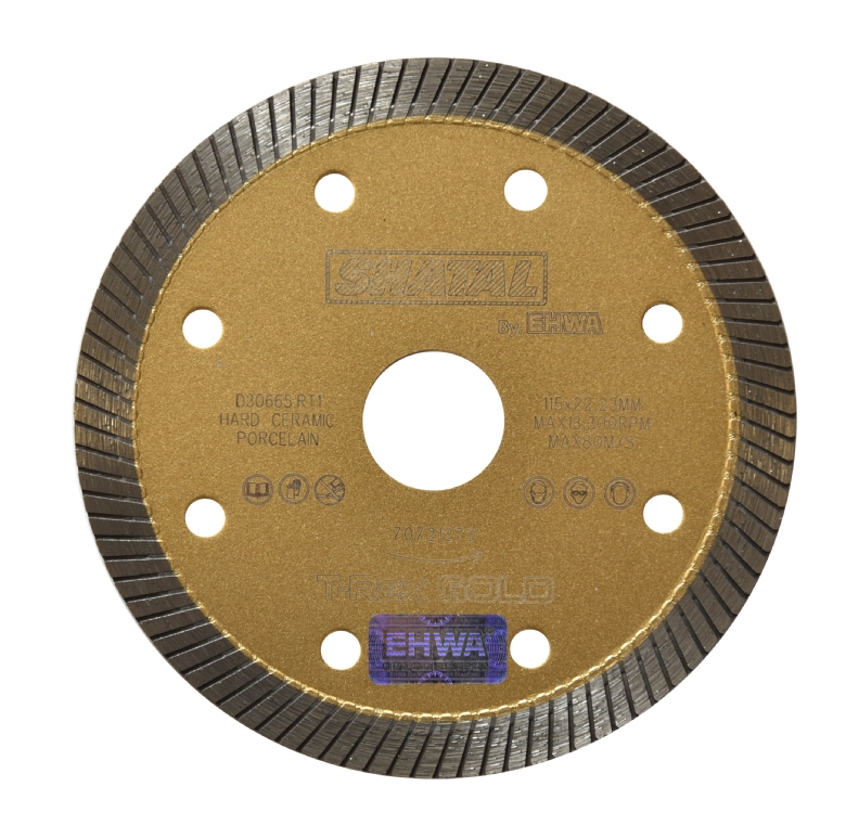  דיסק יהלום 4.5" (115 מ"מ) טורבו (לפורצלן)