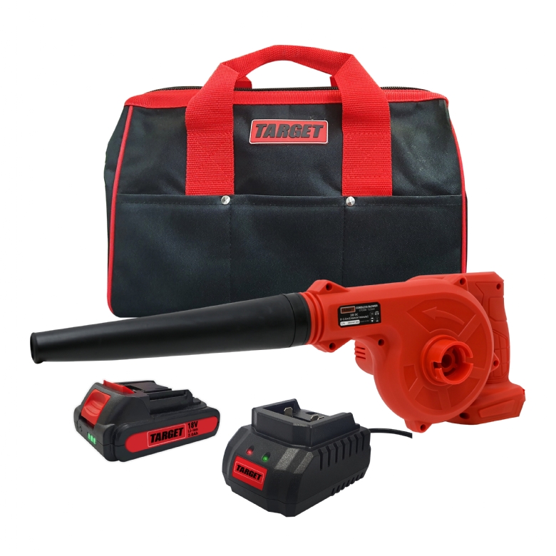 מפוח נטען 18 וולט + סוללה 2 אמפר ותיק