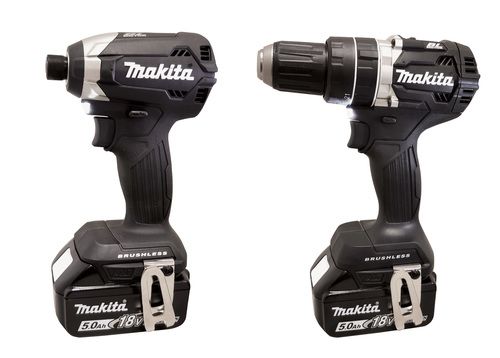  זוג מברגות 18 וולט שחורות