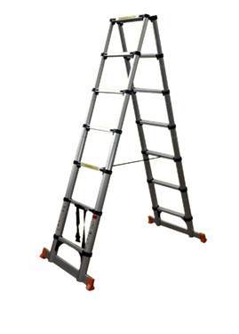  סולם טלסקופי כפול - מגיע עד גובה 4 מ