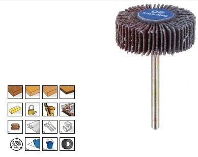  גלגל ליטוש עובי 9.5 מ"מ קוטר 28.6 מ"מ