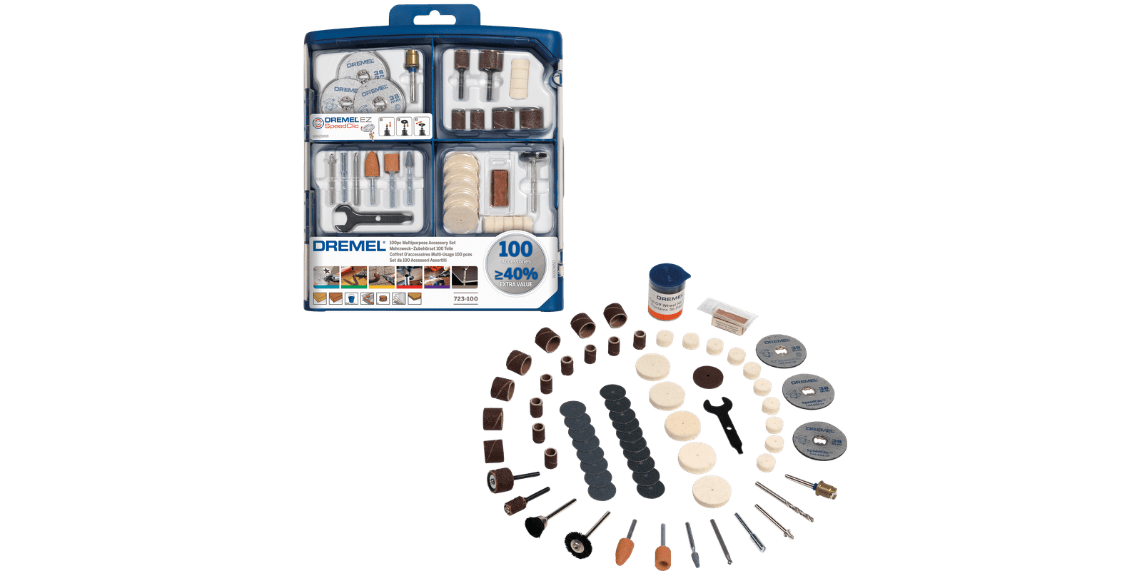 סט אביזרים לדרמל 100 יח