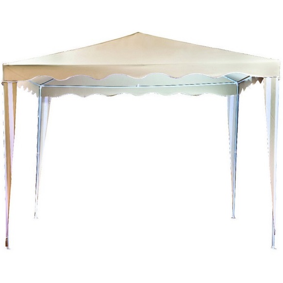  גזיבו פוליאסטר לבן 3 מטר