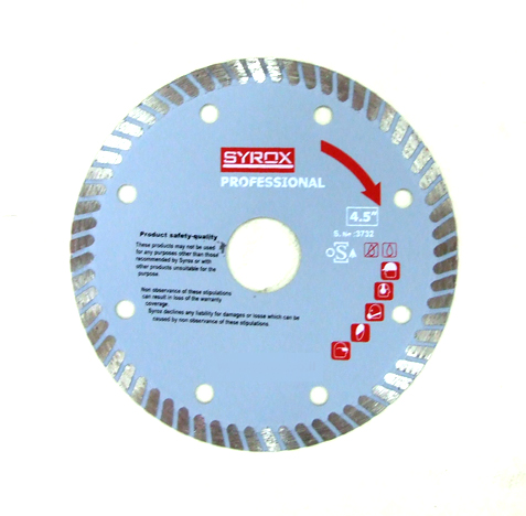 דיסק יהלום 4.5" (115 מ"מ) דק במיוחד לפורצלן