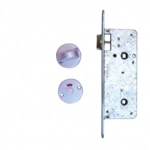  מנעול חבוי תפוס/פנוי לשירותים קומפלט צבע ניקל / טבעי